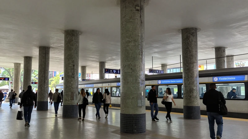 Balderas: conexión de líneas, fotografía urbana