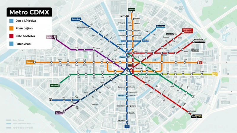Mapa del Metro CDMX: rutas visuales y claras