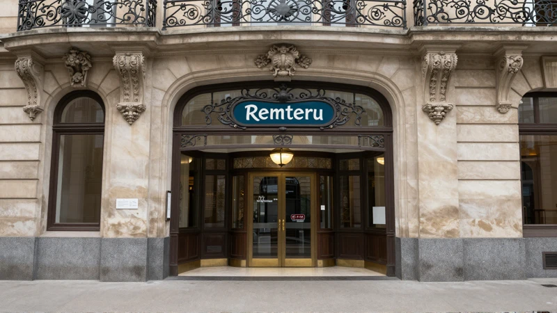 Entrada de metro, arte joven y simetría