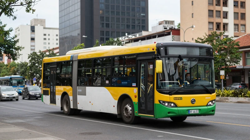 Mexibús dinámico en una ciudad vibrante