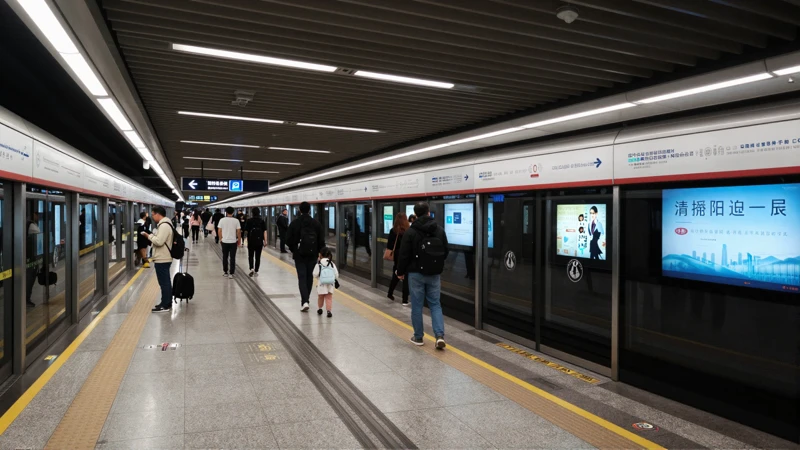 Estación de metro: realismo urbano y espera