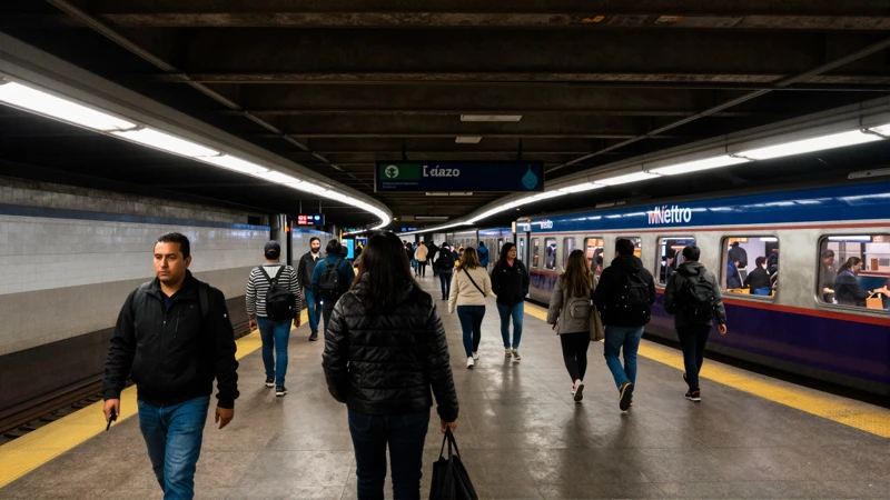 Estación La Raza: bullicio urbano y colorido